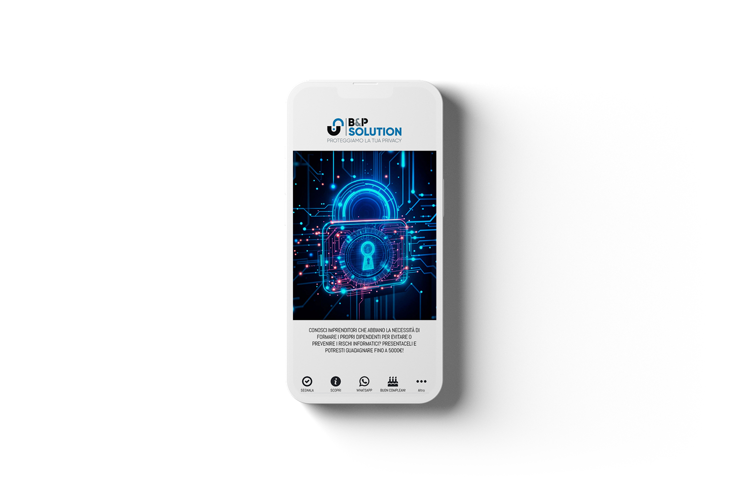 APP B&P Solution — Club Segnalatori